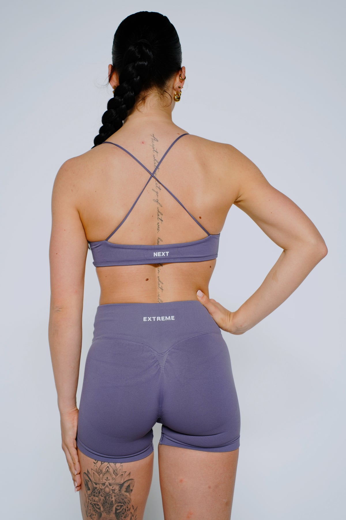 Soutien-gorge Crossback – Violet mauve