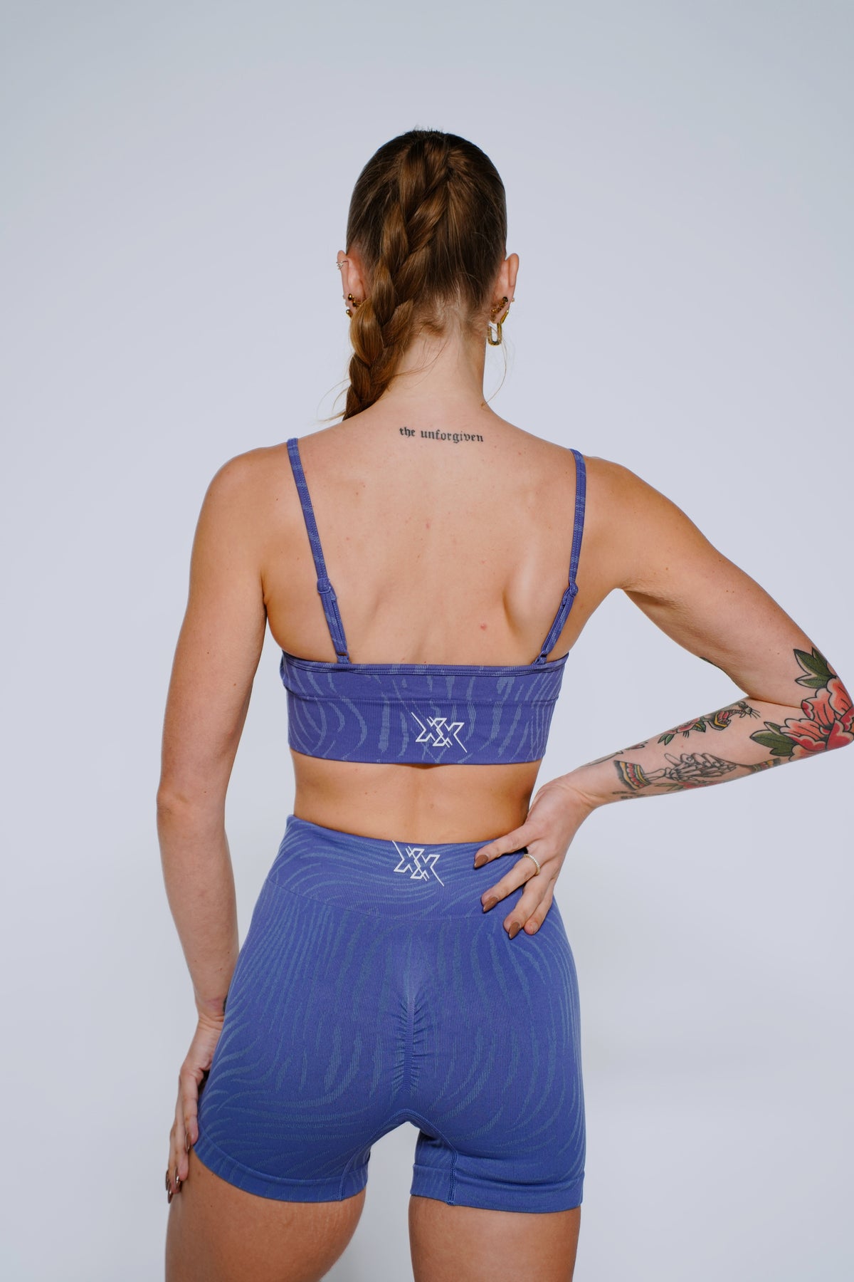 Bra in Blue Lynx, sport-bh dames, productfoto 2