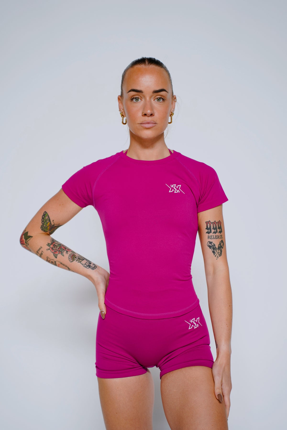 Compression Top in Velvet Red, sporttop dames