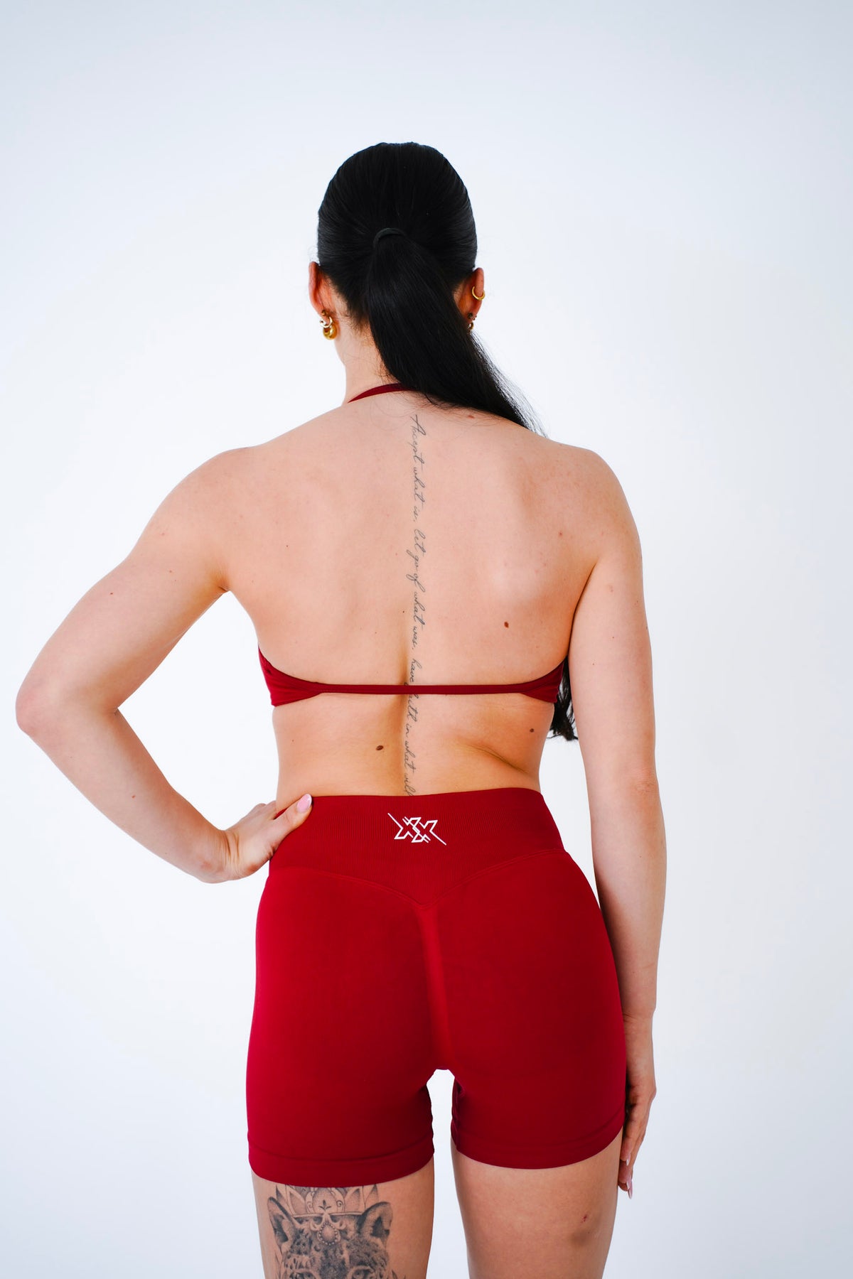 Bra in Cherry Red, sport-bh dames, productfoto 2