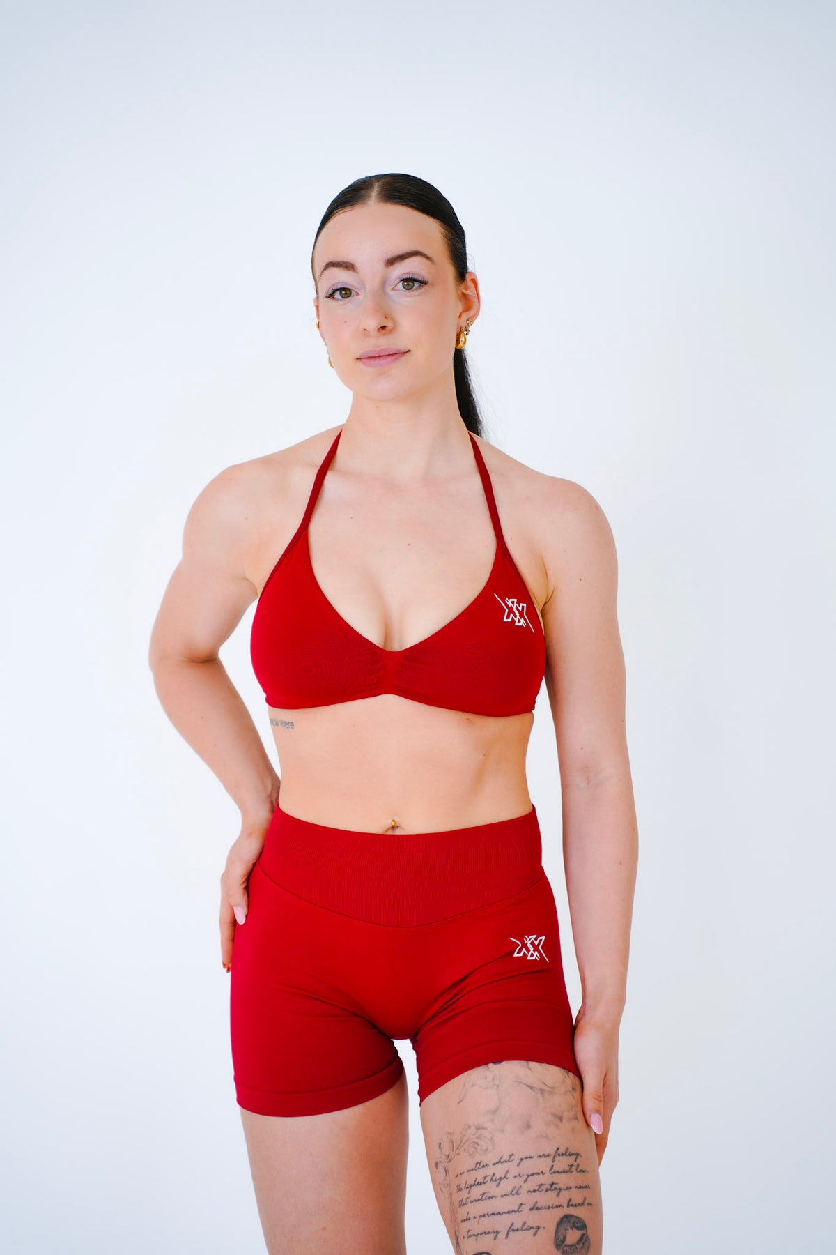 Bra in Cherry Red, sport-bh dames