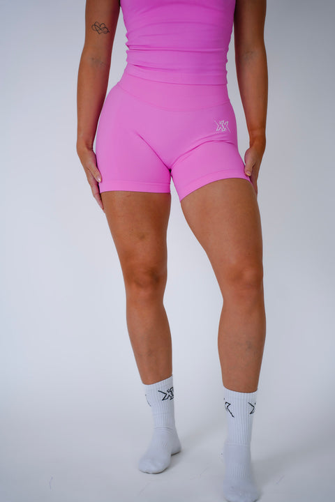 Shorts 4.5” in Hot Pink, sportshort dames, productfoto 2
