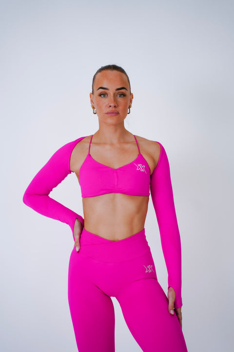 sportkleding dames in Electric Pink, productfoto 2