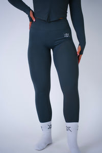 High Waist Leggings in Ash Grey, sportlegging dames