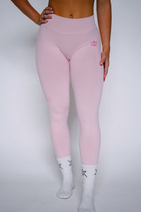 StrongHer Leggings in Blush Pink, sportlegging dames
