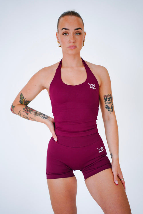 Halter Top – Deep Red