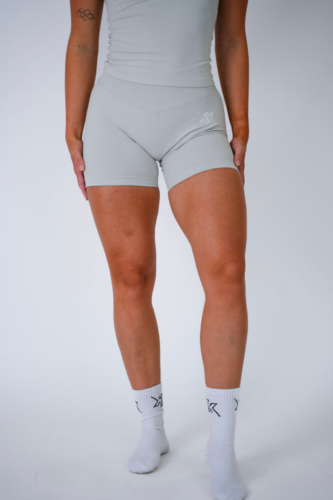 Shorts 4.5” in Lunar Rock, sportshort dames, productfoto 2