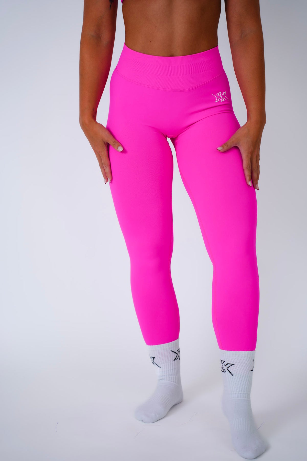 Leggings in Ultra Pink, sportlegging dames, productfoto 2