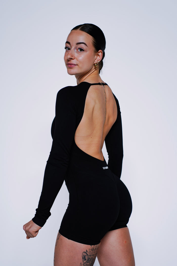 Long Sleeve One Piece – Ultra Black